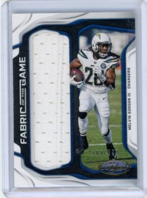 Melvin Gordon III 2019 Panini Certified Fabric of the Game 109/299 - Image 1 of 2