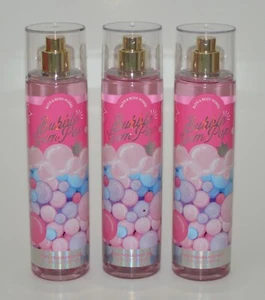 3 NEW BATH & BODY WORKS BUBBLE GUM POP FINE FRAGRANCE MIST SPRAY 8OZ LARGE PINK - Picture 1 of 6