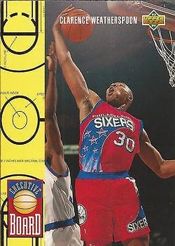 1993-94 Upper Deck #427 Clarence Weatherspoon - Image 1 of 2