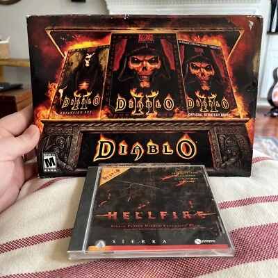 Vintage Diablo Battle Chest Big Box PC Game - With Hellfire Expansion (PC, 2001) - Image 1 of 2
