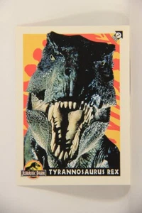 Jurassic Park 1993 Trading Card Sticker #7 Tyrannosaurus Rex ENG Puzzle L007123 - Picture 1 of 2