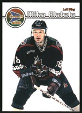 1999-00 Pacific Prism Coyotes Hockey Card #106 Mike Alatalo Rookie