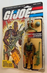 Vintage 1984 GI Joe ARAH Action Figure Roadblock 100% Accessories & File Card