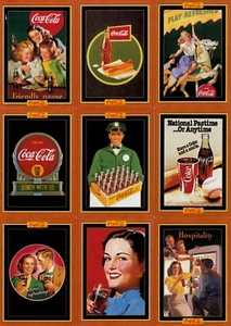 JUEGO COMPLETO DE TARJETAS BASE DE COLECCIÓN DE COCA COLA SERIE 4 1995 DE 100 AV - Imagen 1 de 4