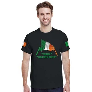 T-shirt girocollo unisex pesi massimi Metallica Member Irish Metal Militia | Gilda - Foto 1 di 15
