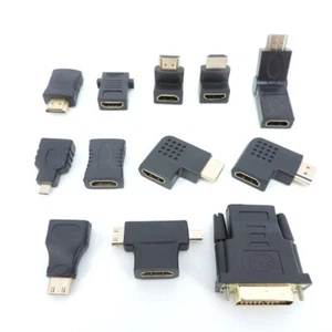 1pcs HDMI-Compatible Adapter Male to Female Converter Mini Micro HDTV Extender - Picture 1 of 17