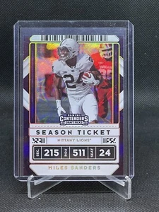 2020 Panini Contenders Draft Picks Galactic #74 Miles Sanders SSP - Bild 1 von 2