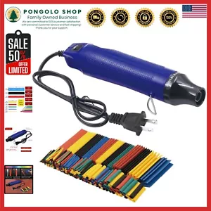 Profi Schrumpfschlauch Set mit 300W Mini Heißluftpistole - 328 Teile Sorte - Bild 1 von 8