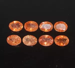 Natural Oregon Sunstone Faceted Oval Shape Sunstone Cut Lot 15.00 Cts 8x6 mm - Picture 1 of 4