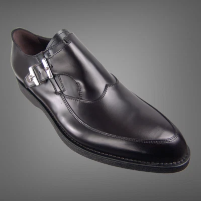 Nuevo Auténtico $915 Cesare Paciotti EE. UU. 10 Mocasines de Cuero Zapatos de Diseñador Italiano Foto 1 de 4