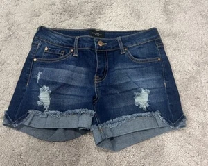 Celebrity Pink Distressed Jean Shorts Size 1/25 - Picture 1 of 4