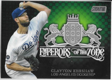 Clayton Kershaw singles - Various 2019-2022 MLB card series. LA Dodgers