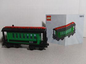 LEGO 10015 My Own Train Green Passenger Wagon Excellent Condition w/ Manual