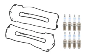 2x Valve Cover Gasket Set w/ 8x Spark Plugs for LAND ROVER RANGE ROVER 2003-2005 - Picture 1 of 1