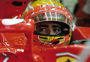 Imagen firmada autógrafo de Esteban Gutiérrez "Ferrari" 20x30 cm - Imagen 1 de 1