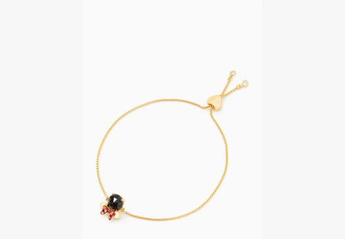Bracciale Kate Spade x Disney Minnie Mo oro cursore Lariat K9172