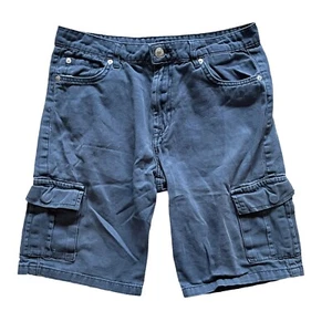 7 for All Mankind Big Boy’s Cargo Shorts size 16 Blue - Picture 1 of 5