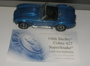 Franklin Mint 1966 Shelby Cobra 427 S/C Supersnake, 1/24, B11E792, LE 5000 - Bild 1 von 5
