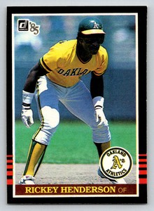 1985 Donruss #176 Rickey Henderson (ref Y01514)