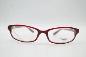 Oliver Peoples Maria Rosso Vinaccia Ovale Occhiali Montatura Occhiali Nuovo - Foto 1 di 6