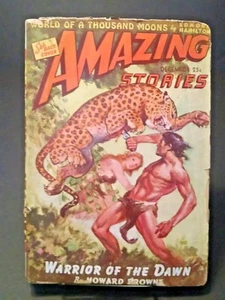 Amazing Stories Howard Browne Warrior of the Dawn Dec 1942 - Picture 1 of 2