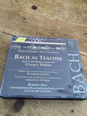 Robert Hill / Bach As Teacher - Keyboard Works (Hänssler Vol 107) 2 CD-Set07915 - Bild 1 von 3