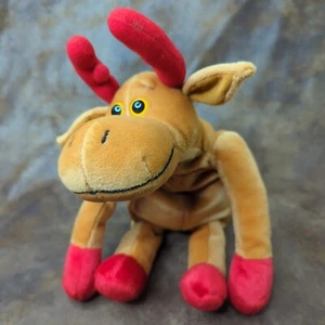 KNUT KNUDDEL Plush Stuffed Reindeer Moose Rudolf Schaffer Kuschelfreunde Germany - Picture 1 of 5