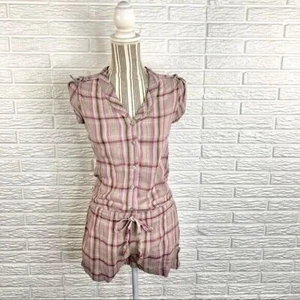 Mameluco Mudd multicolor ligero a cuadros talla mediana - Imagen 1 de 8