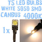 Nr 1 Ampoule Led T5 Canbus 4000K Smd 5050 Phares Angel Eyes Depo Fk 12V 1A1be 1A