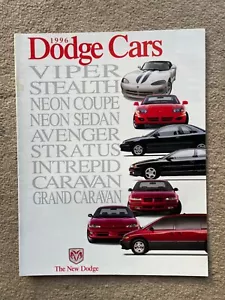1996 Dodge Range - Viper : Stealth : Neon : Intrepid Car Brochure (America) - Picture 1 of 8