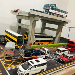 1:300/150/87/64 Scale Diorama Bridge Building Model Viaduct Highway Scene Models - Picture 1 of 42