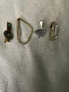 Vintage Tie clips Lot Of 5 For Men - Picture 1 of 7