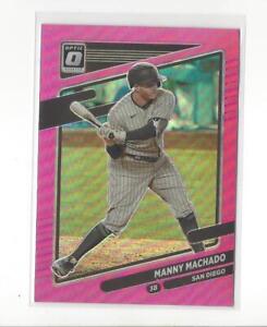 2021 Donruss Optic Pink Prizm #154 Manny Machado Padres