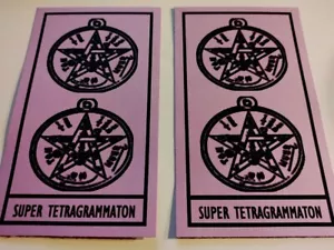 Biglietti di preghiera super tetragramma - Foto 1 di 1