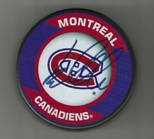 Lars Eller Signed Montreal Canadiens Souvenir Puck