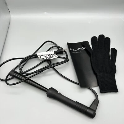 NuMe 25-13 mm Reverse Curling Wand Tourmaline Ceramic Infrared Black Heat Glove - Image 1 of 4