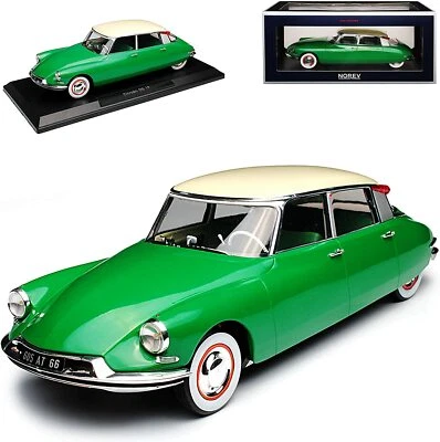 CITROEN DS 19 1956 GREEN ROOF CREAM NOREV 181480 1/18 VERT PRINTEMPS & CHAMPAGNE - Photo 1/4