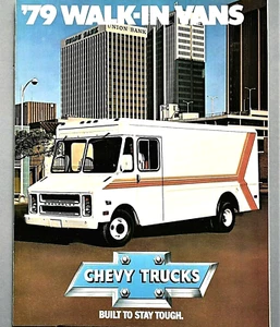 RARE 1979 CHEVROLET WALK-IN VANS SALES BROCHURE CATALOG ~ 6 PAGES - Picture 1 of 6
