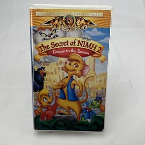 THE SECRET OF NIMH 2 - TIMMY TO THE RESCUE - VHS - CLAMSHELL CASE - Picture 1 of 3