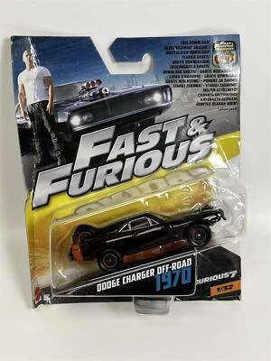 Fast & Furious Dodge Charger Off Road 1970 1:55 Scale Mattel FCF36D B19 - Image 1 of 4