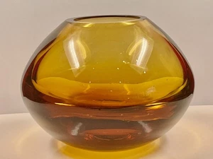 Murano grand & lourd vase verre fumé, superbe d'état  21 x 16 cm "1970 - Imagen 1 de 9
