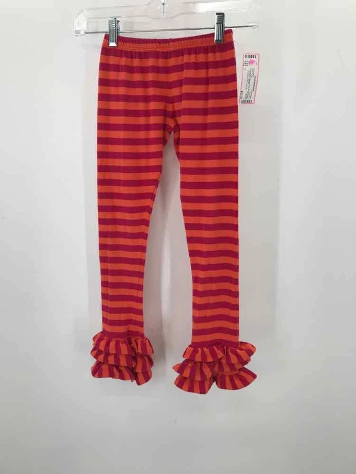 Pantalones de niña a rayas talla 7 naranja persnickety de segunda mano Foto 1 de 3
