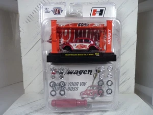 M2 Machines Model-Kit HURST '53 VW Beetle Deluxe USA Model Red R62 New 1:64 - Picture 1 of 5