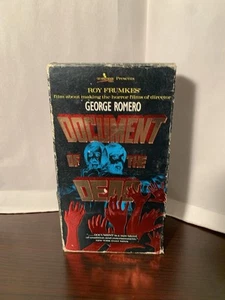 Document Of The Dead VHS Clamshell George Romero Zombie Horror - Picture 1 of 7
