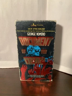 Document Of The Dead VHS Clamshell George Romero Zombie Horror - Image 1 of 4