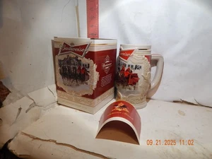 2014 Budweiser Holiday Stein mit Box & Echtheitszertifikat - Holiday Lane - Bild 1 von 3