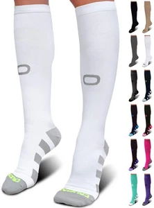 Socks for Men & Women (20-30mmHg) - Best Graduated Stockings for Running, Ath... - Picture 1 of 8