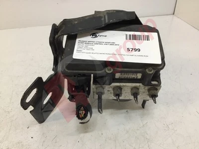 PEUGEOT BIPPER CITREON NEMO ABS PUMP MODULE CONTROL UNIT 2008-2015 0265232491 - Image 1 of 4