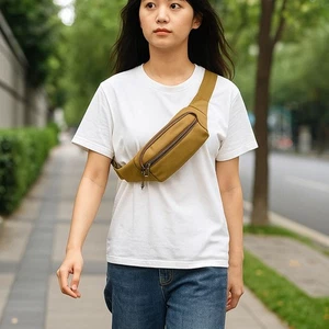 Adjustable Sports Waist Bag Waterproof Sports Bag Outdoor Sports - Picture 1 of 14