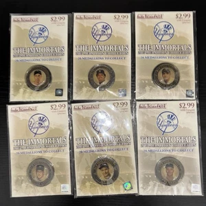 Lot of 6 New York Yankees Immortals 2005 Medallion Collection - Picture 1 of 13